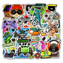 Playstation Doodle Sticker Laptop Suitcase