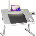 Portable Lap Desk for Laptop with LED Light &amp; Drawer - Adjustable Bed &amp; Sofa Stand