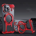 Liquid Metal Casing Phone Case Frameless Magnetic Rotating Bracket