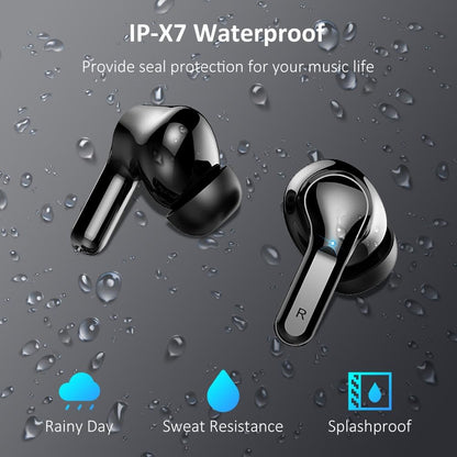 Wireless Earbuds, Bluetooth 5.3 Headphones 2024 Wireless Headphones in Ear, 4 ENC Noise Cancelling Mic Ear buds, 40H Deep Bass Wireless Earphones IP7 Waterproof Bluetooth Earphones USB-C, LED Display