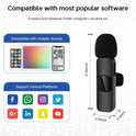 Wireless Microphones, 2Pack Wireless Lavalier Microphone for Iphone Ipad, Mini USB-C Wireless Microphone for Iphone/Ios/Android/Pc/Laptop,Video Recording/Live Steam/Interview/Tiktok/Youtube