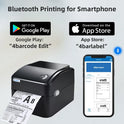 VRETTI 420B Wireless Bluetooth 4x6 Inch Thermal Shipping Label Printer Multifunctional High-Speed Printing Barcode Printer