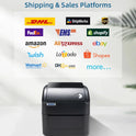 VRETTI 420B Wireless Bluetooth 4x6 Inch Thermal Shipping Label Printer Multifunctional High-Speed Printing Barcode Printer